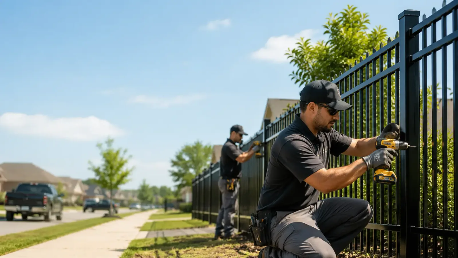 Metal Fence Installation in Sharpsburg, NC